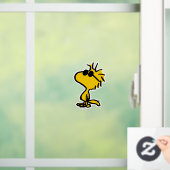 Holz in Sonnenbrille Fensteraufkleber (Zuhause)