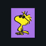 Holz in Sonnenbrille Leinwanddruck<br><div class="desc">Werfen Sie einen Blick auf dieses super niedliche Design mit Woodstock coole Sonnenbrille.</div>