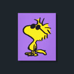 Holz in Sonnenbrille Leinwanddruck<br><div class="desc">Werfen Sie einen Blick auf dieses super niedliche Design mit Woodstock coole Sonnenbrille.</div>