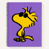 Holz in Sonnenbrille Notizblock (Vorderseite)