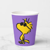 Holz in Sonnenbrille Pappbecher (Vorderseite)