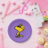 Holz in Sonnenbrille Pappteller (Party)