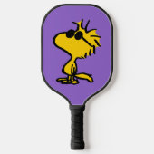 Holz in Sonnenbrille Pickleball Schläger (Vorderseite)