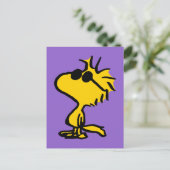 Holz in Sonnenbrille Postkarte (Stehend Vorderseite)