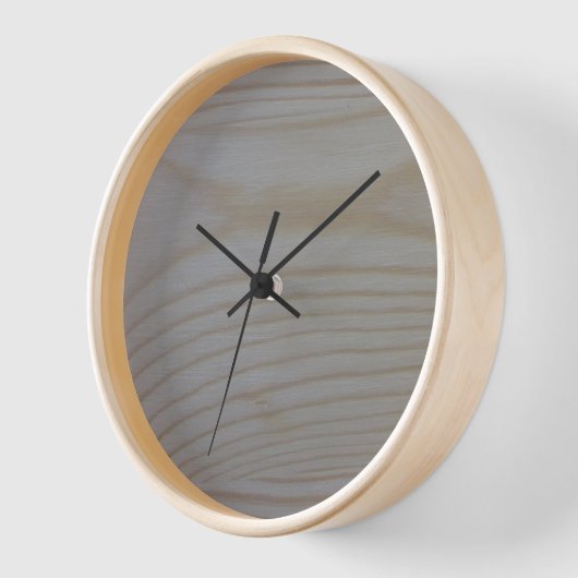 Holz ist SCHÖN - Wanduhr (Winkel)