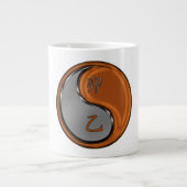 Holz Kaninchen Jumbo-Tasse (Vorderseite)