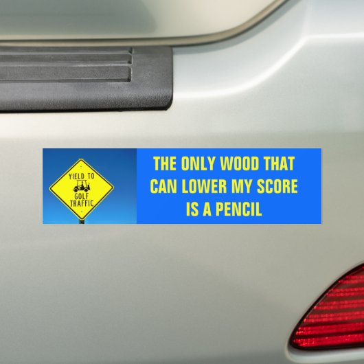 Holz kann meine Kerbe senken ist Bleistift - Autoaufkleber (Auf Auto)
