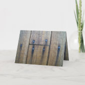 Holz Karte (Vorderseite)