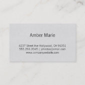 Holz (Kreis) // Textur (Druck) Visitenkarte (Rückseite)