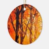 Holz Künstlerische Malerei Keramik Ornament (Links)