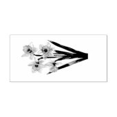 Holz-Kunststempel Frühlingsdaffodils Gummistempel (Prägung)