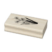 Holz-Kunststempel Frühlingsdaffodils Gummistempel (Stempel)