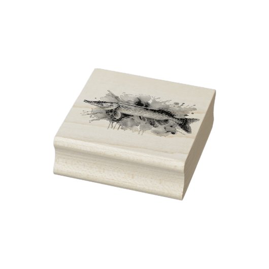 Holz-Kunststempel Gummistempel (Stempel)