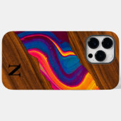 Holz Lebendige Farbe Fluss Case-Mate iPhone Hülle (Rückseite (Horizontal))