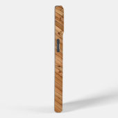 Holz: Leichte Holzlatten Case-Mate iPhone Hülle (Rückseite / Rechts)