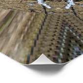 Holz Mandala... Poster (Ecke)