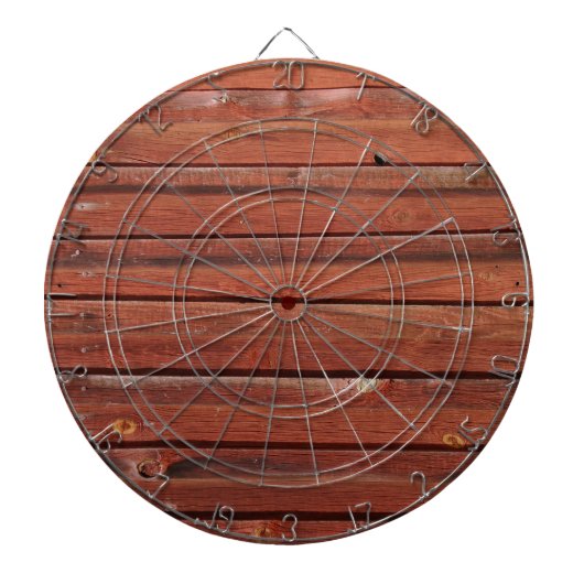 Holz mit antiker Patina Dartscheibe (vorne)