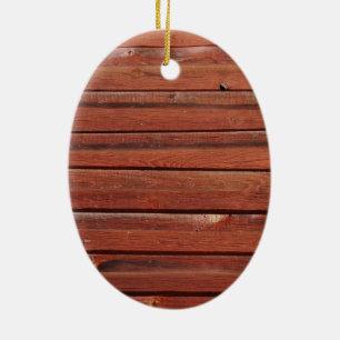 Holz mit antiker Patina Keramik Ornament