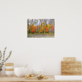 "HOLZ MIT FALLFARBE"/FOTOGRAFIE POSTER (Küche)