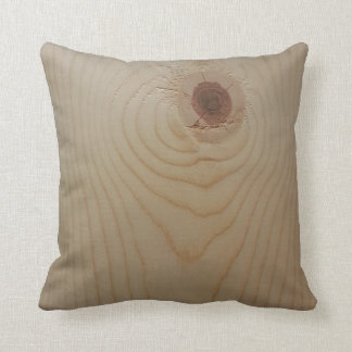 Holz mit Knoten Kissen