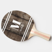 Holz-Monogramm Tischtennis Schläger (Seitenansicht)