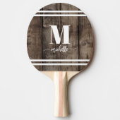 Holz-Monogramm Tischtennis Schläger (Vorderseite)