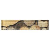 Holz Namensplakette (Vorderseite)