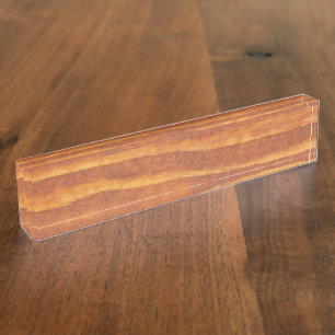 Holz Namensplakette