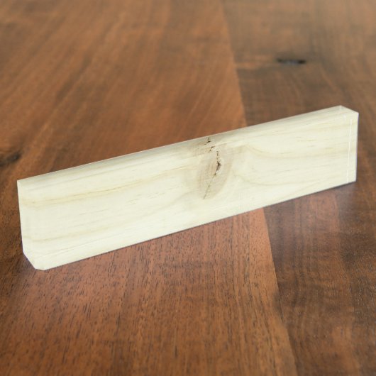 Holz Namensplakette (Seite)