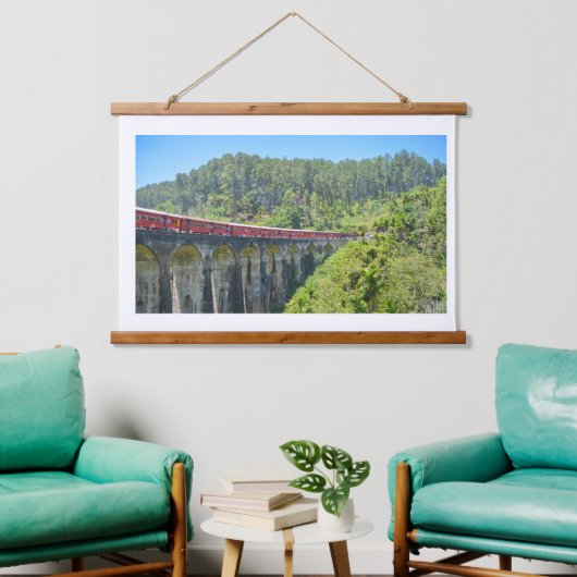 Holz Oberer Wandteppich Mit Holzrahmen (Wohnzimmer)