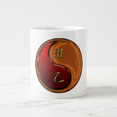 Holz Ochse Jumbo-Tasse (Vorderseite)