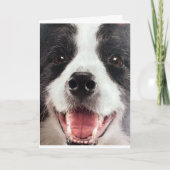 HOLZ ODER IN ANDEREN WORTEN **GLÜCKLICHER GEBURTST KARTE (Vorderseite)