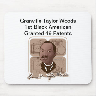 Holz-Produkte Granvilles T mit Text u. Foto #600 Mousepad