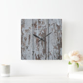Holz Quadratische Wanduhr (Zuhause)