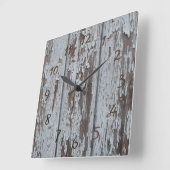Holz Quadratische Wanduhr (Winkel)