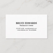 Holz-Rolling-Button | Pizza Slices Visitenkarte (Rückseite)