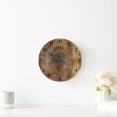 Holz Runde Wanduhr (Zuhause)