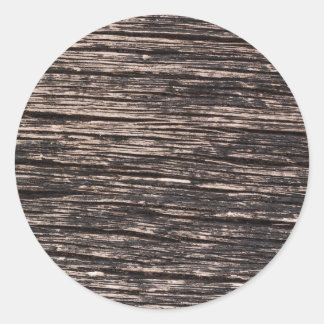 Holz Runder Aufkleber