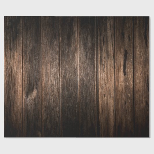 Holz Rustikal Geschenkpapier (Flach)