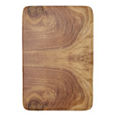 Holz Rustikaler Teakholz Textur Holz Getreide Foto Badematte (Vorderseite Vertikal)