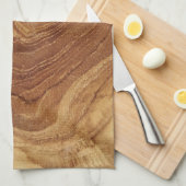 Holz Rustikaler Teakholz Textur Holz Getreide Foto Handtuch (Viertel Falte)
