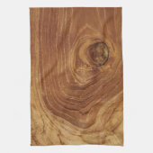 Holz Rustikaler Teakholz Textur Holz Getreide Foto Handtuch (Vertikal)