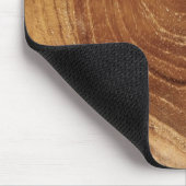 Holz Rustikaler Teakholz Textur Holz Getreide Foto Mousepad (Ecke)