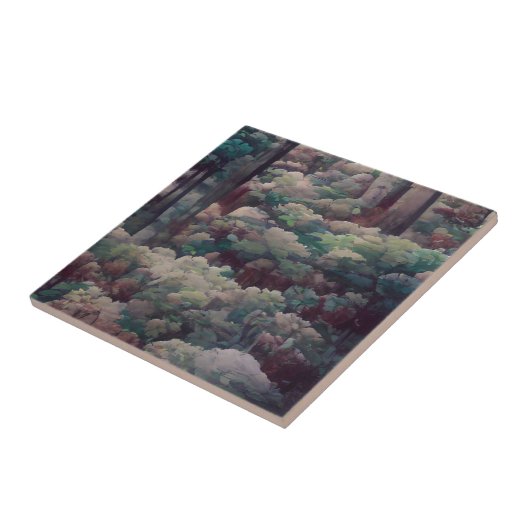 Holz-Schattenkunst grün und braun Fliese (Seite)