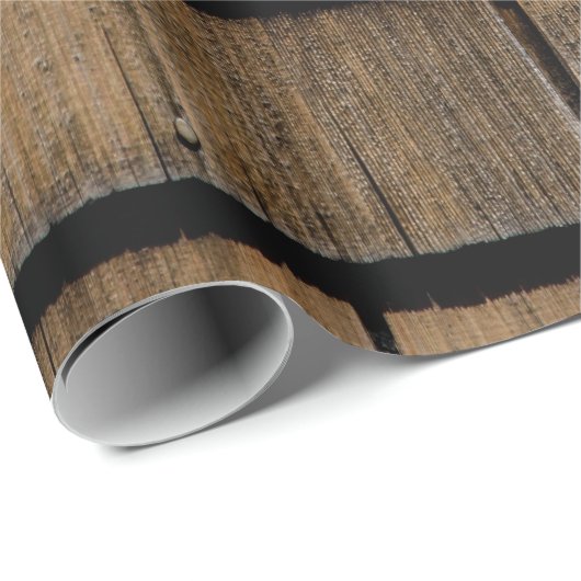 Holz Schindeln Geschenkpapier (Rolleneckpunkt)