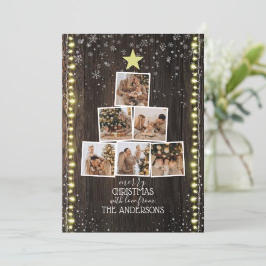 Holz-, Schnee- und String-Leuchten | Weihnachten n (Stehend Vorderseite)