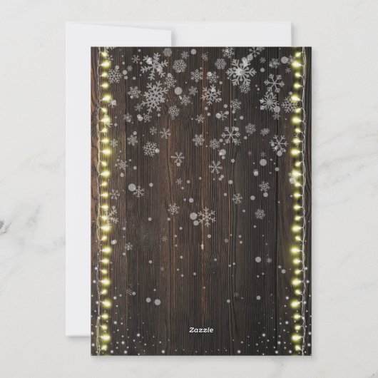 Holz-, Schnee- und String-Leuchten | Weihnachten n (Rückseite)