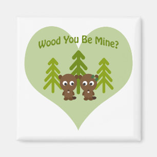 Holz sind Sie Bergwerk-Biber-Liebe Magnet