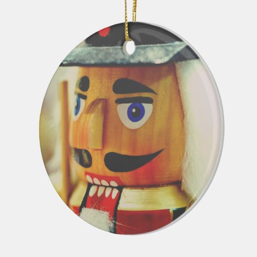 Holz-Soldat-Ornament Keramik Ornament (Links)