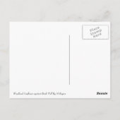 Holz Sonnenblumengemälde Postkarte (Rückseite)